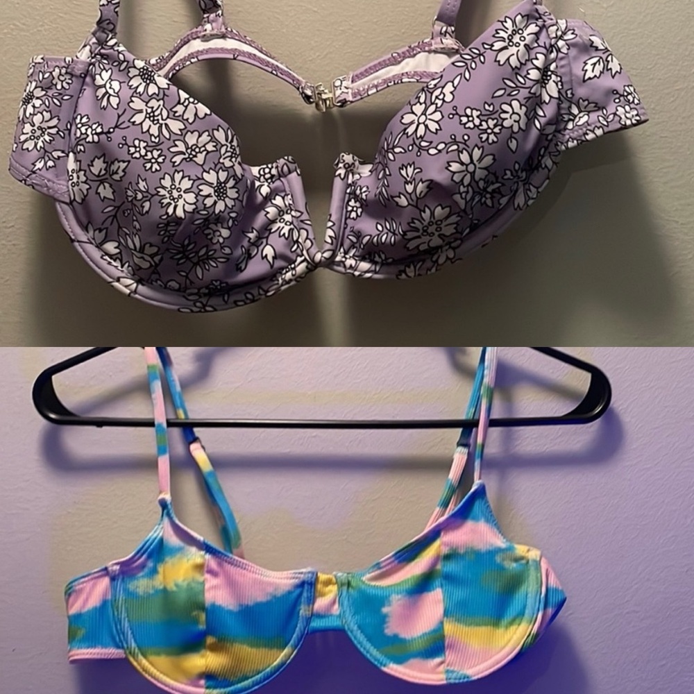 SHEIN underwire M swim top bundle